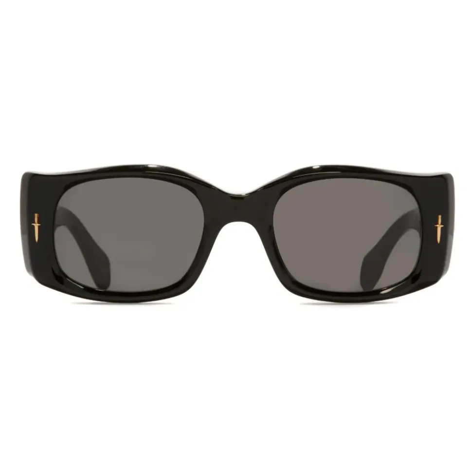 Negro Gafas de Sol Rectangulares