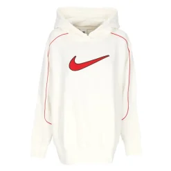 Oversize Swoosh Hoodie Rojo