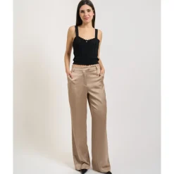 Palazzo Flare Satin Pant