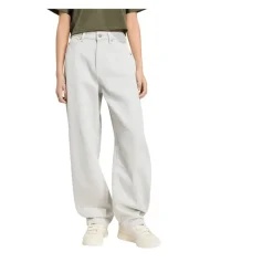 Pantalón de Denim de Pierna de Barril de Tiro Alto