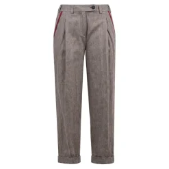 Pantalón de pierna ancha cropped