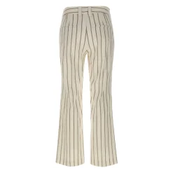 Pantalones Acampanados a Rayas Diplomáticas