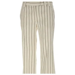 Pantalones Acampanados a Rayas Diplomáticas