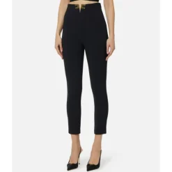 Pantalones capri con detalle de logo