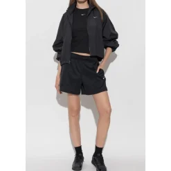 Pantalones Cortos de Chándal de Poliéster de Tiro Medio