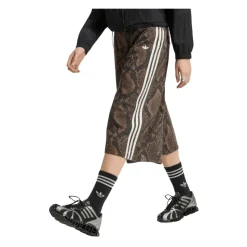 Pantalones Cortos de Sarga con Estampado de Serpiente