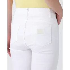 Pantalones cropped de tiro alto