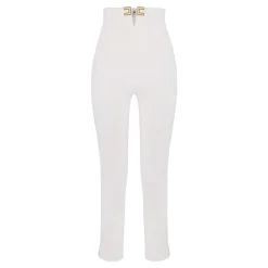 Pantalones de Crepé Elástico Doble