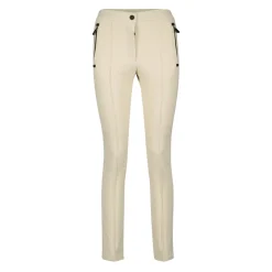 Pantalones de esquí beige slim fit