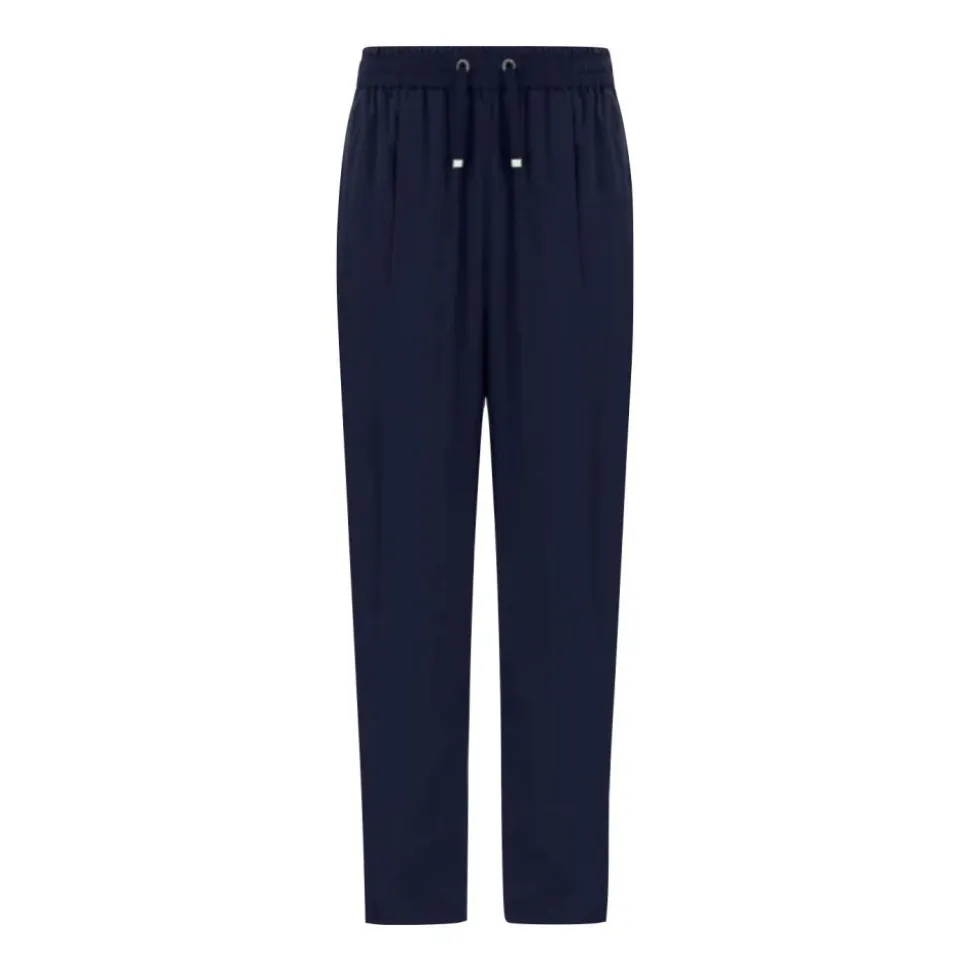 Pantalones de Nylon con Cordón y Cintura Elástica