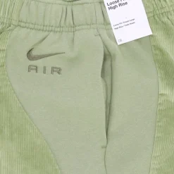 Pantalones deportivos de pana con forro polar de cintura alta