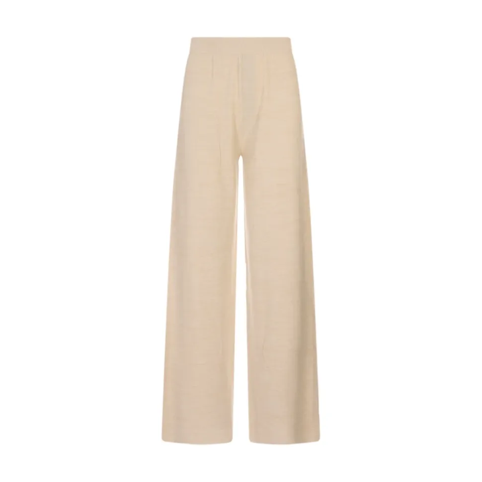 Pantalones de punto acanalado