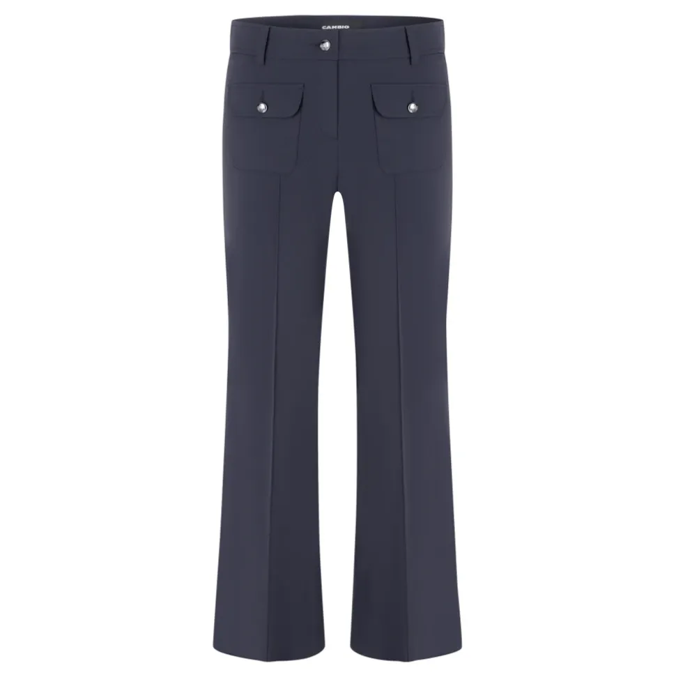 Pantalones Farah con Bolsillos de Parche