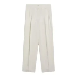 Pantalones Fluidos de Doble Pliegue