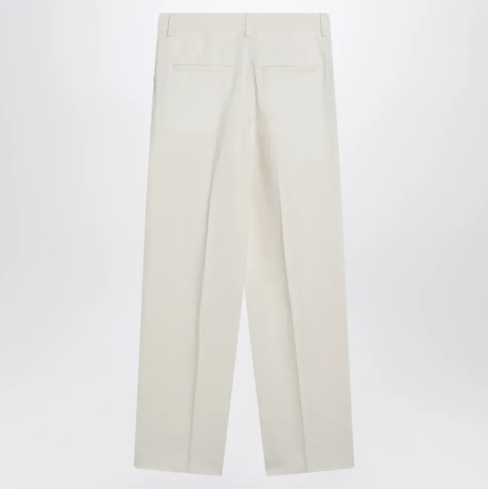 Pantalones Fluidos de Doble Pliegue