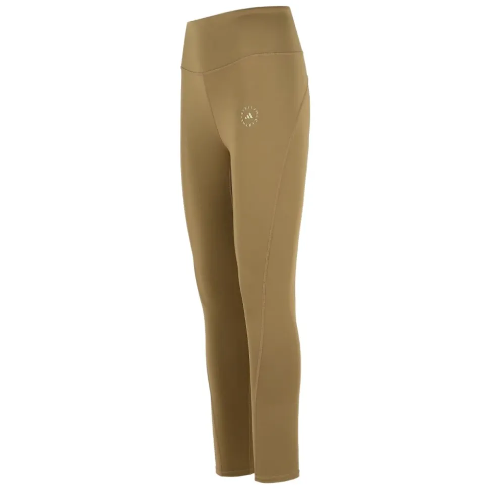 Pantalones Marrones con Logo y Cintura Alta