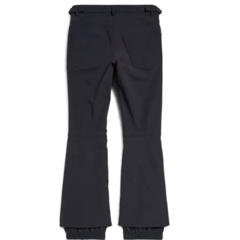 Pantalones Negros Acampanados con Logo