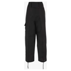 Pantalones Oversized de Mezcla de Lino