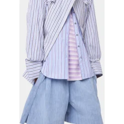 Parka con capucha en popelina de algodón