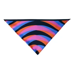 Pañuelo de seda con diseño geométrico