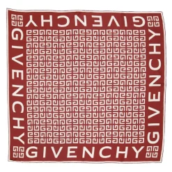 Pañuelo de Seda 4G Rojo Primavera-Verano 2025
