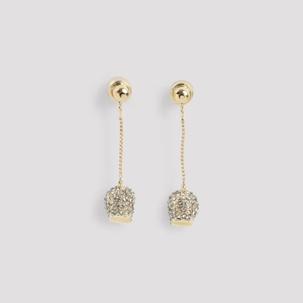 Pave Skull Earrings