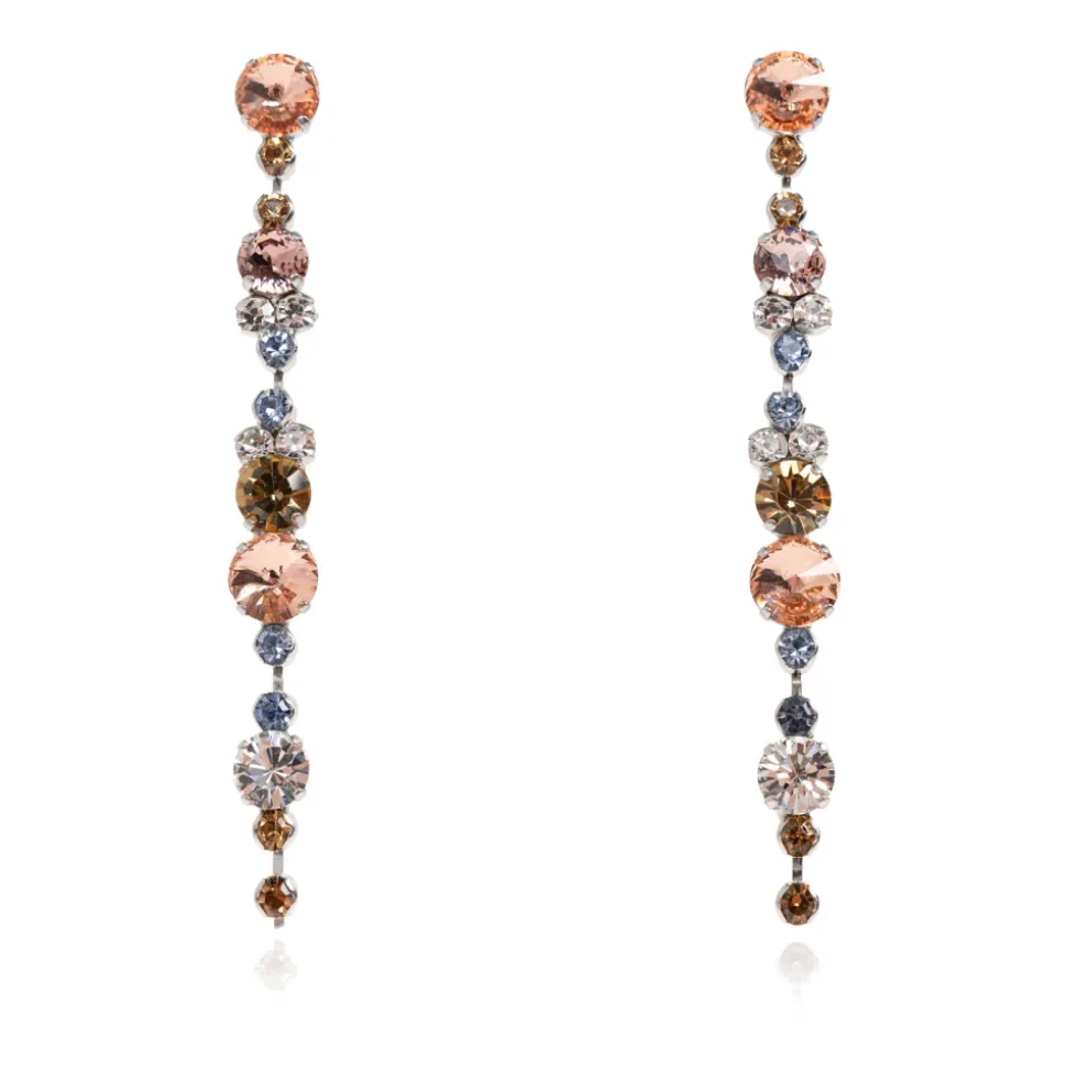 Pendientes con Cristales Brillantes