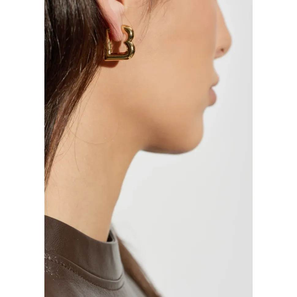 Pendientes con forma de logo