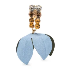Pendientes de Flores Poplin