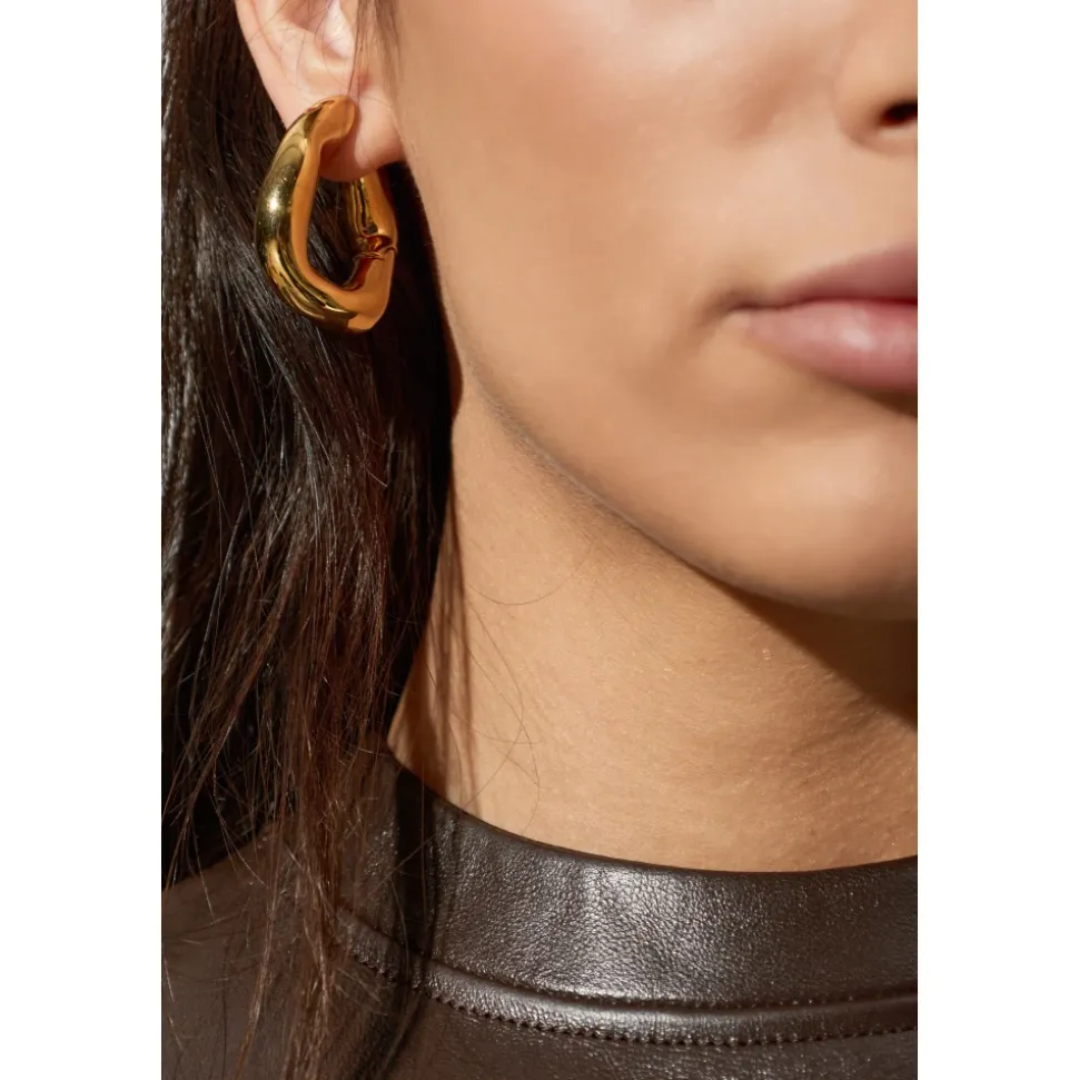 Pendientes de latón