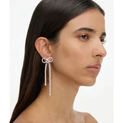 Pendientes de Lazo con Perlas