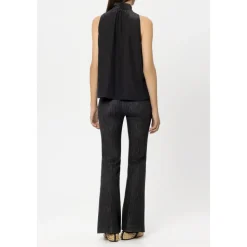 Pinstripe Bootleg Denim
