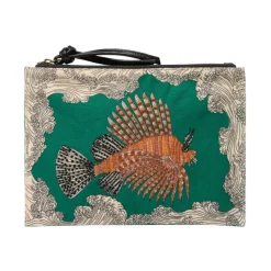 Pochette Brodée Poseidon