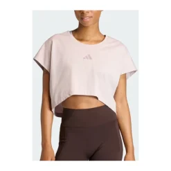 PrimeLift Workout Cropped Boxy Tank con 3 Franjas
