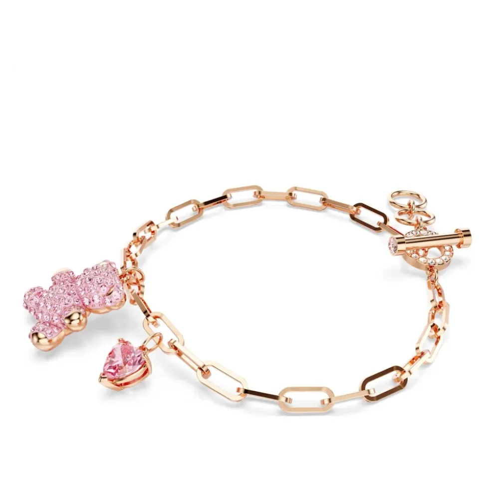 Pulsera de Eslabones Oso Rosa TEDDY