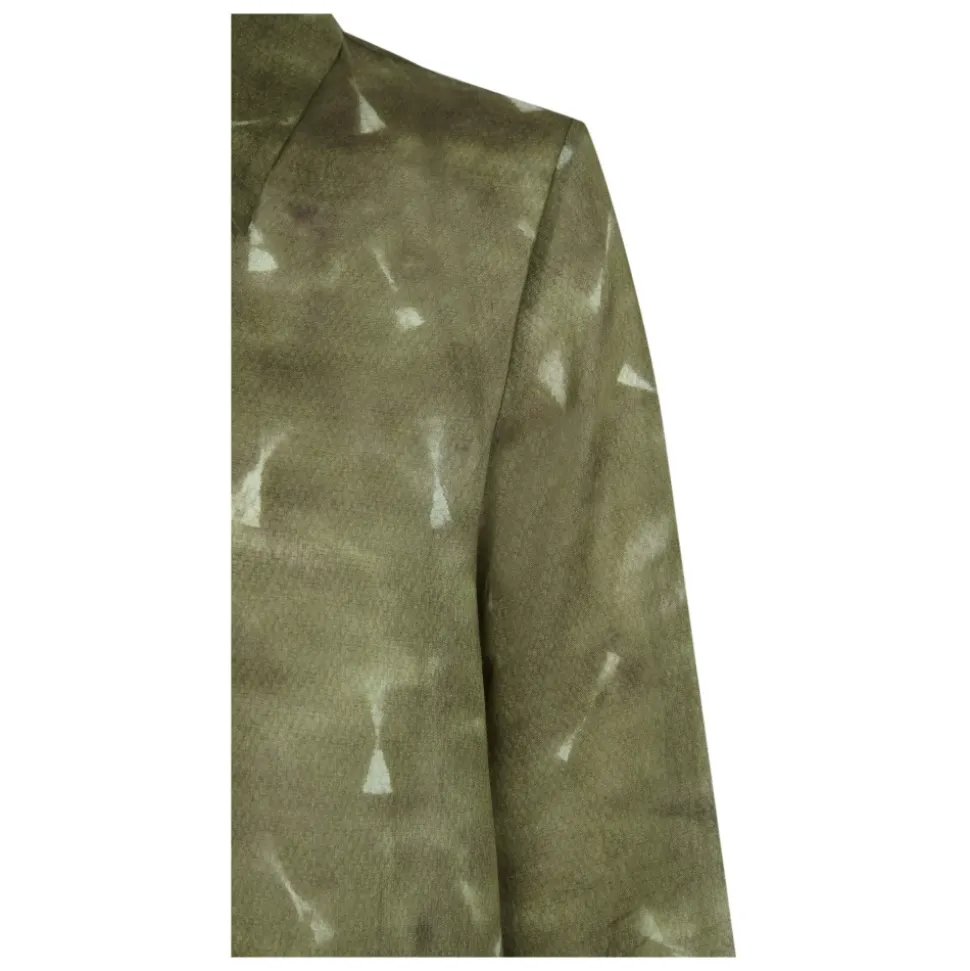 Rami, camisa larga de ramio pua print-