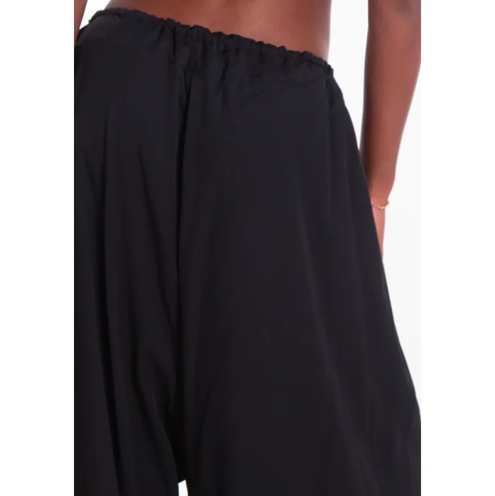 Rayon Twill Wide Pants