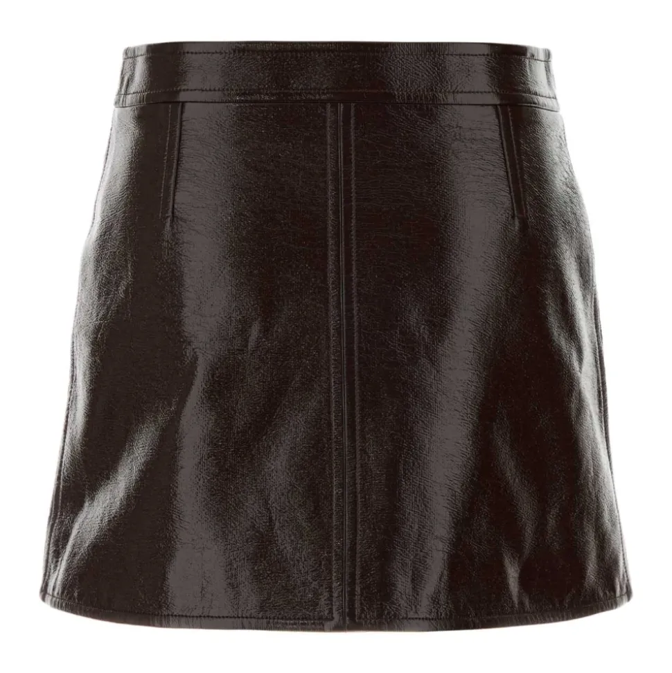 Reedition Vinyl Mini Skirt
