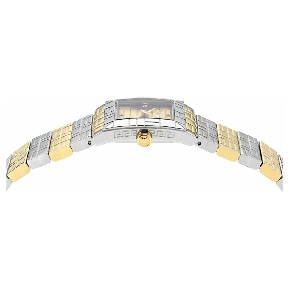 Reloj de Acero Inoxidable Bicolor