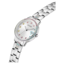 Reloj de pulsera para mujer TRES DE CORAZONES plata 34 mm GW0657L1