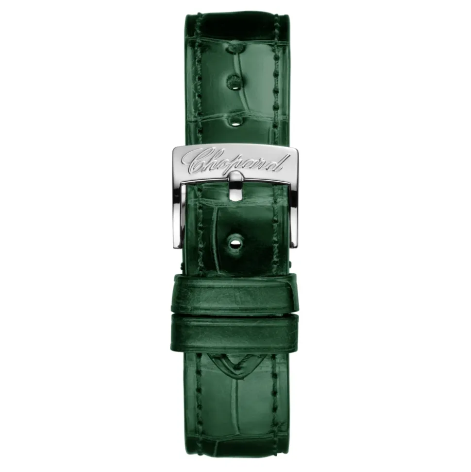 Reloj Happy Sport de Cuarzo con Esfera Verde y Diamantes Flotantes