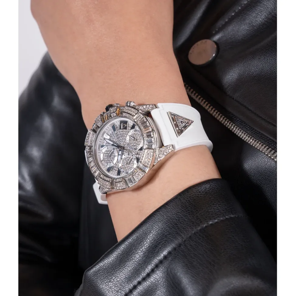 Reloj Multifunción de Mujer Edición Especial 40 Aniversario Blanco Plata GW0814L2