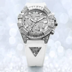 Reloj Multifunción de Mujer Edición Especial 40 Aniversario Blanco Plata GW0814L2