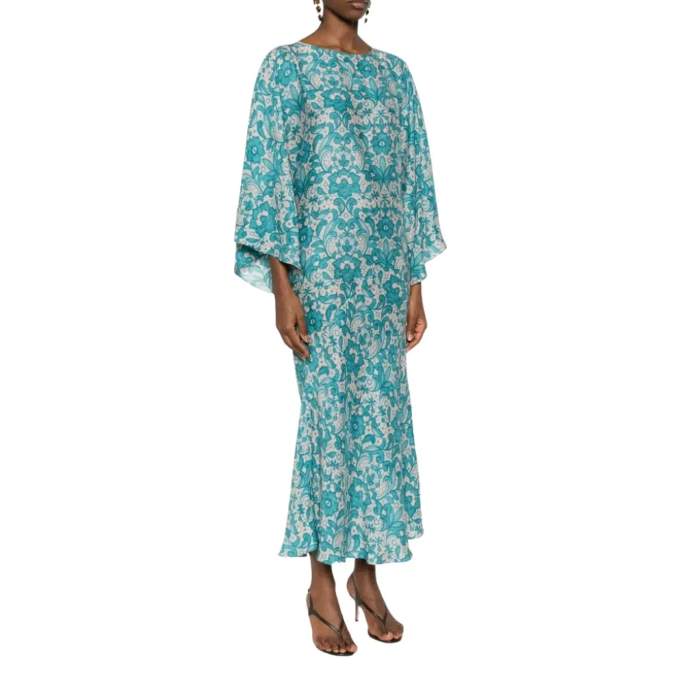 Robbie Silk Midi Dress