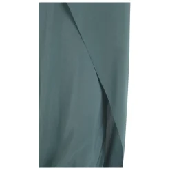 Sarina, vestido de seda turquesa-