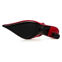 Scarlet Edge Slingback Heels