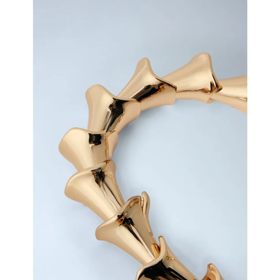 Sculptural Gold-Tone Necklace