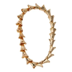 Sculptural Gold-Tone Necklace