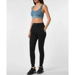 Seamless Crossed Straps Sport Bra Logo