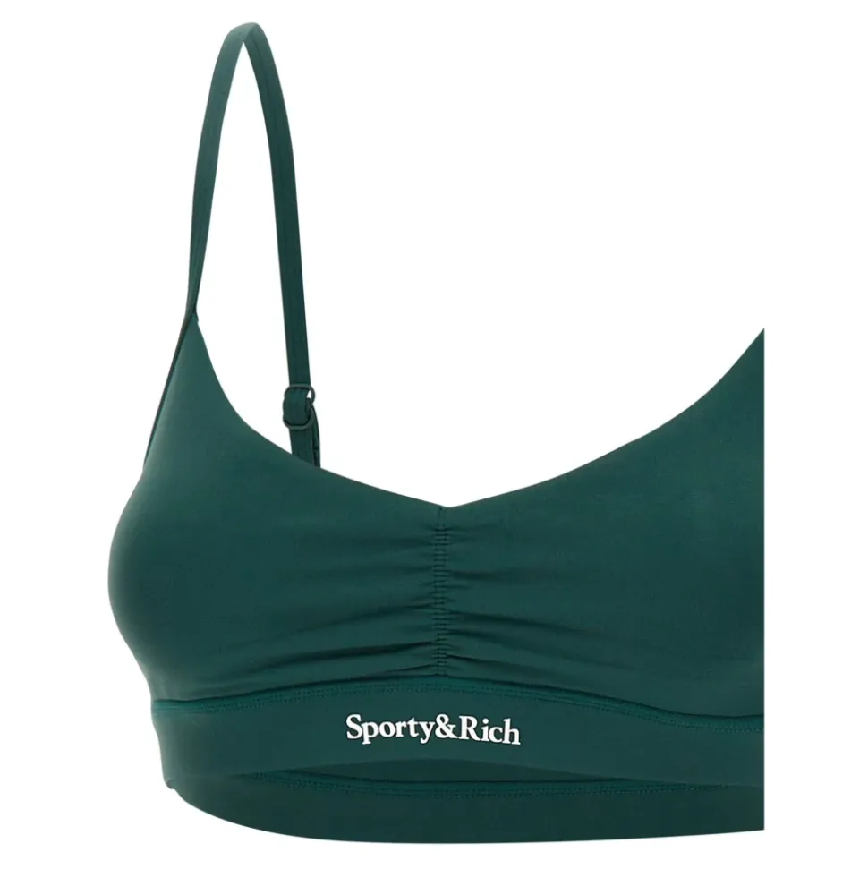 Serif Logo Mini Sports Bra